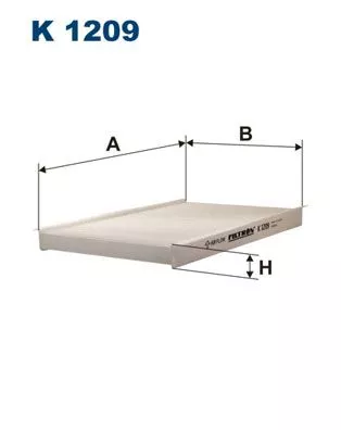 Filter, cabinelucht FILTRON K 1209)