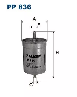 Fuel Filter FILTRON PP 836)