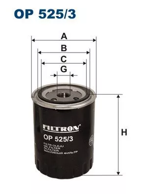 Oil Filter FILTRON OP 525/3)
