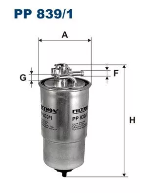 Fuel Filter FILTRON PP 839/1)