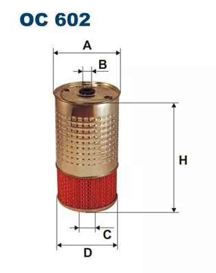 Oliefilter FILTRON OC 602)