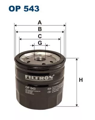 Oliefilter FILTRON OP 543)