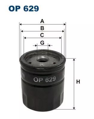 Oil Filter FILTRON OP 629)