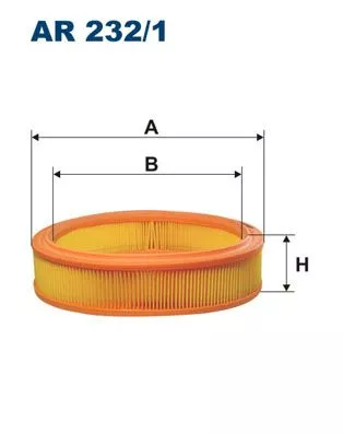 Luchtfilter FILTRON AR 232/1)