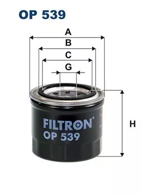 Oil Filter FILTRON OP 539)