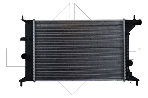 Radiator, motorkoeling NRF 509516)