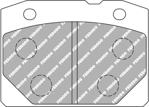 Remblokkenset, schijfrem FERODO RACING FCP96H)