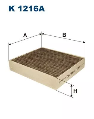 Filter, cabinelucht FILTRON K 1216A)