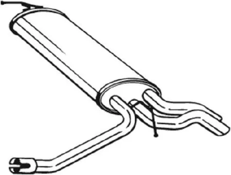 Achterdemper BOSAL 175-087)