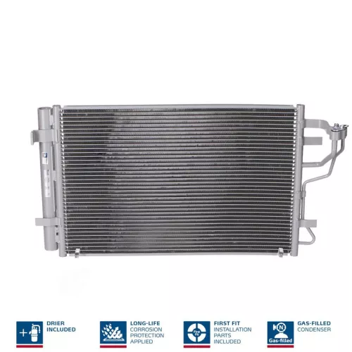 Condenser, air conditioning NISSENS 940006)