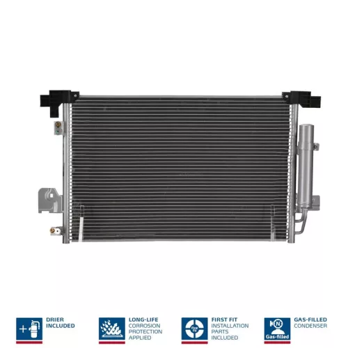 Condensor, airconditioning NISSENS 940029)
