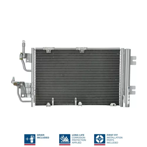 Condenser, air conditioning NISSENS 940052)