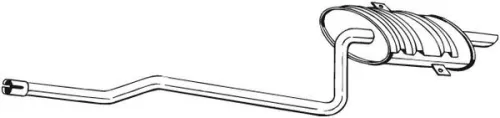 Achterdemper BOSAL 285-415)