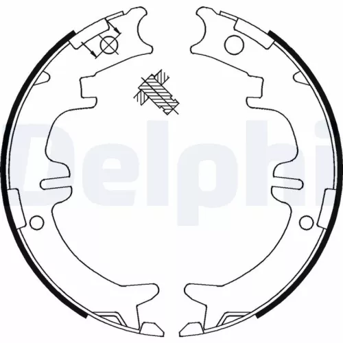 Remblokkenset DELPHI LS1892)