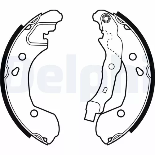 Brake Shoe Set DELPHI LS1965)