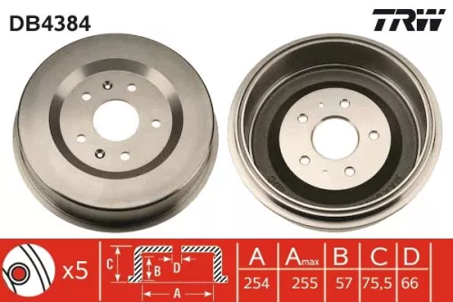Remtrommel TRW DB4384)