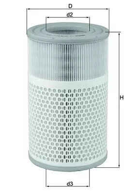 Luchtfilter KNECHT LX 2079)