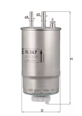 Fuel Filter KNECHT KL 567)