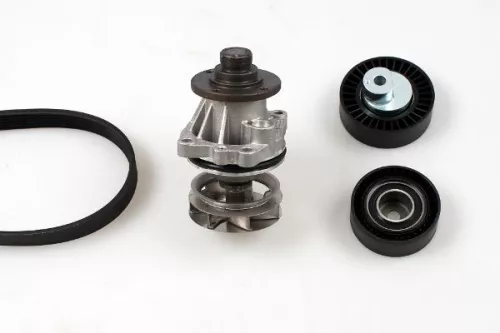 Water Pump + V-ribbed Belt Kit HEPU PK04720)
