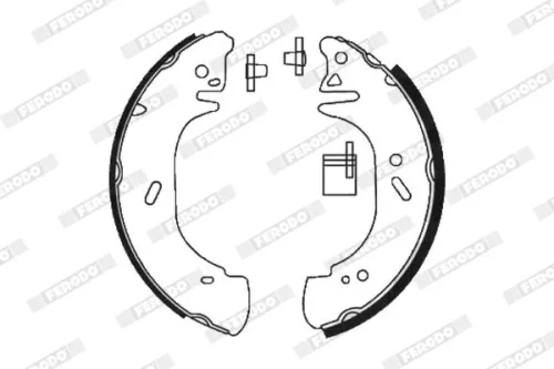 Remblokkenset FERODO FSB618)