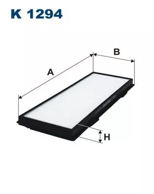 Filter, cabinelucht FILTRON K 1294)