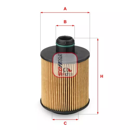 Oliefilter SOFIMA S 5061 PE)