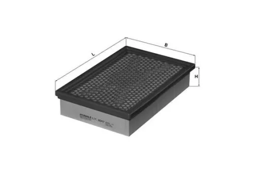 Luchtfilter KNECHT LX 2047)