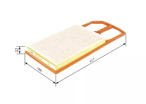 Air Filter BOSCH F 026 400 019)