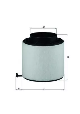 Air Filter KNECHT LX 2092D)