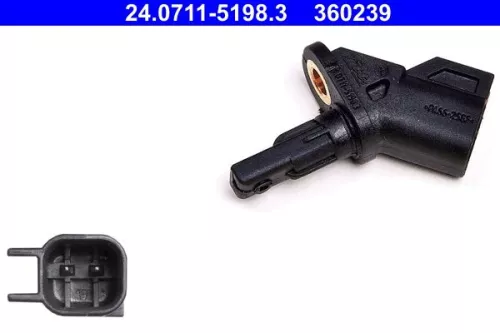 Sensor, wielsnelheid ATE 24.0711-5198.3)