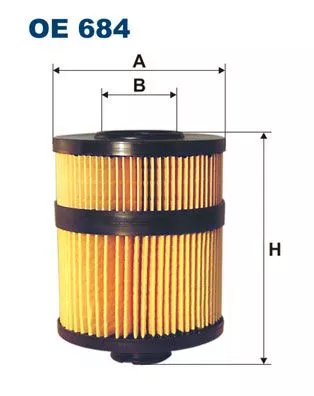 Oliefilter FILTRON OE 684)