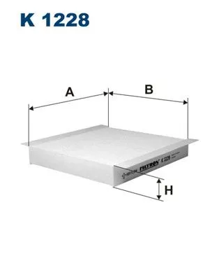Filter, cabin air FILTRON K 1228)