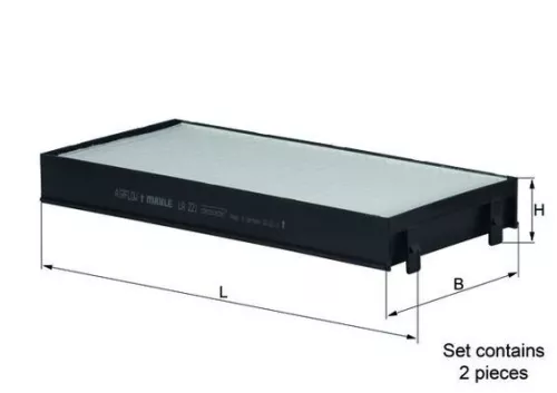 Filter, cabin air KNECHT LA 221/S)