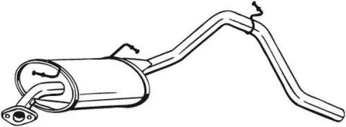 Achterdemper BOSAL 219-553)