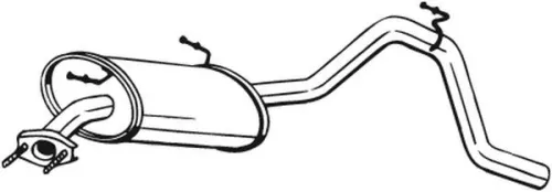 Achterdemper BOSAL 278-081)