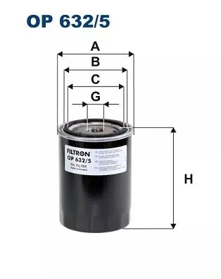 Oil Filter FILTRON OP 632/5)