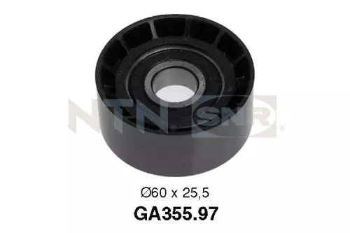 Ombuigings-/geleidingspoelie, V-geribbelde riem SNR GA355.97)