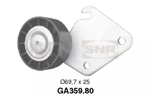 Ombuigings-/geleidingspoelie, V-geribbelde riem SNR GA359.80)