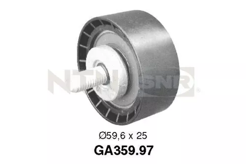 Ombuigings-/geleidingspoelie, V-geribbelde riem SNR GA359.97)