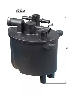 Fuel Filter KNECHT KL 581)