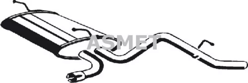 Achterdemper ASMET 24.080)