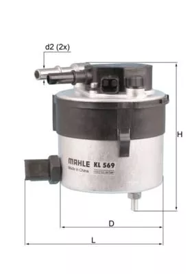 Fuel Filter KNECHT KL 569)