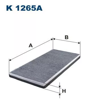 Filter, cabin air FILTRON K 1265A)
