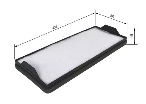 Filter, cabinelucht BOSCH 1 987 431 155)