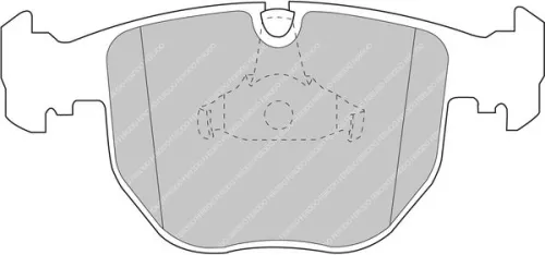 Remblokkenset, schijfrem FERODO RACING FCP997H)