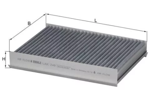Filter, cabinelucht KNECHT LAK 249)