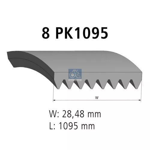 V-vormige riem DT Spare Parts 2.15365)