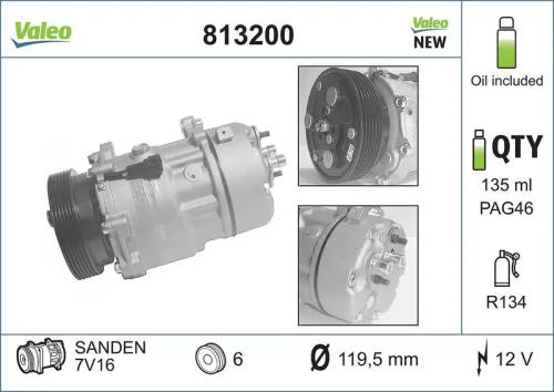 Compressor, air conditioning  813200)
