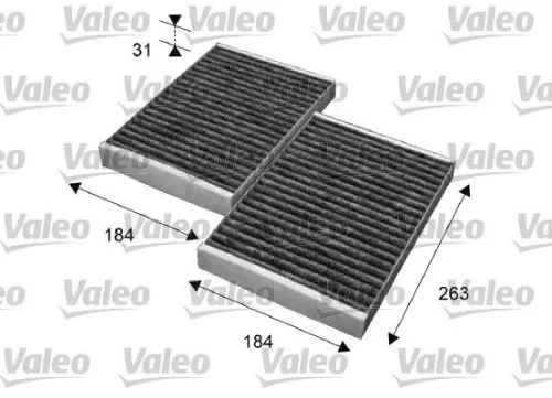 Filter, cabinelucht VALEO 715643)
