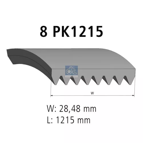 V-vormige riem DT Spare Parts 4.80393)